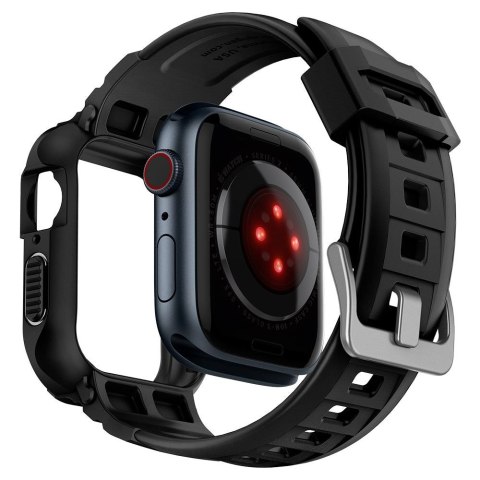 SPIGEN RUGGED ARMOR "PRO" APPLE WATCH 6 / 7 / 8 / 9 / SE 1 / 2 / 3 (44 / 45 MM) BLACK