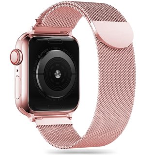TECH-PROTECT MILANESEBAND APPLE WATCH 8 / 9 / 10 / 11 / SE (40 / 41 / 42 MM) ROSE GOLD