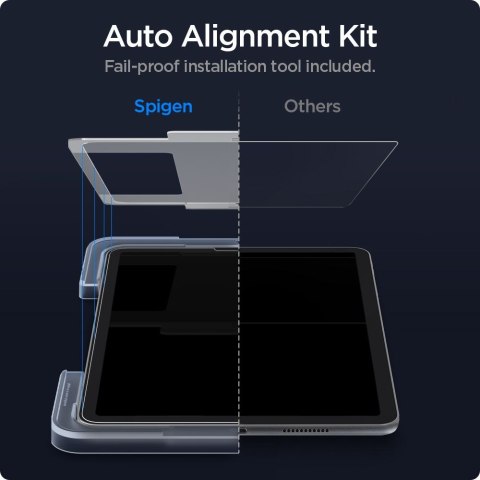 SZKŁO HARTOWANE SPIGEN GLAS.TR "EZ FIT" IPAD AIR 10.9" 4 / 5 / 2020-2022 / PRO 11" 2 / 3 / 4 / 2020-2022 CLEAR