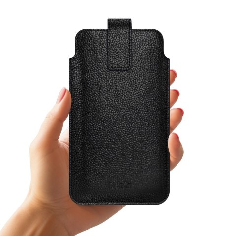 TECH-PROTECT SM65 UNIVERSAL PHONE POUCH 6.0-6.9 INCH BLACK/BLACK
