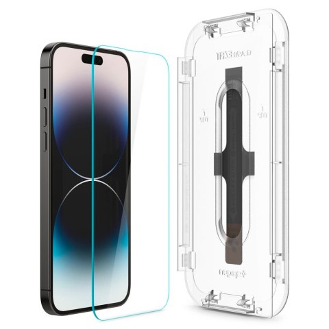 SZKŁO HARTOWANE SPIGEN GLAS.TR "EZ FIT" 2-PACK IPHONE 14 PRO MAX CLEAR