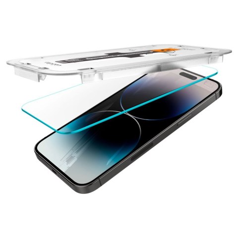 SZKŁO HARTOWANE SPIGEN GLAS.TR "EZ FIT" 2-PACK IPHONE 14 PRO MAX CLEAR