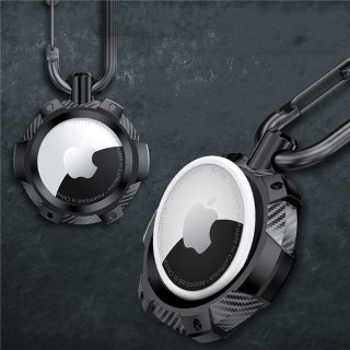 TECH-PROTECT TPUCARBON APPLE AIRTAG 1 / 2 BLACK