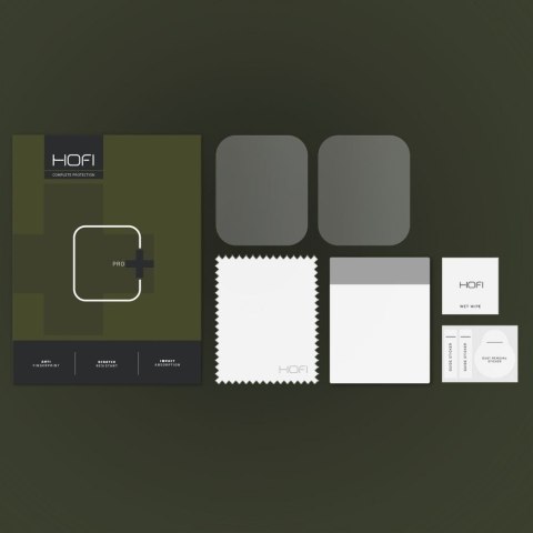 FOLIA HYDROŻELOWA HOFI HYDROFLEX PRO+ 2-PACK APPLE WATCH 6 / 7 / 8 / 9 / SE 1 / 2 / 3 (44 / 45 MM) CLEAR