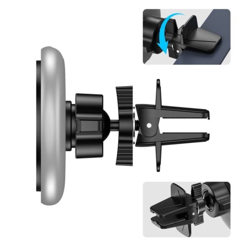 TECH-PROTECT A2 MAGNETIC MAGSAFE VENT CAR MOUNT WIRELESS CHARGER 15W BLACK