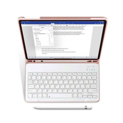 TECH-PROTECT SC PEN + KEYBOARD IPAD 10.9" 10 / 2022 / 11" 11 / 2025 PINK