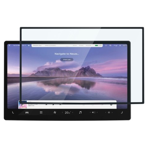 SZKŁO HARTOWANE SPIGEN GLAS.TR "EZ FIT" TESLA MODEL X 2022 / MODEL S 2021 BLACK