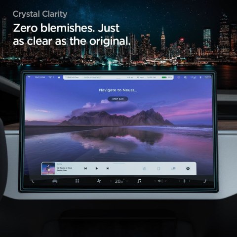 SZKŁO HARTOWANE SPIGEN GLAS.TR "EZ FIT" TESLA MODEL X 2022 / MODEL S 2021 BLACK