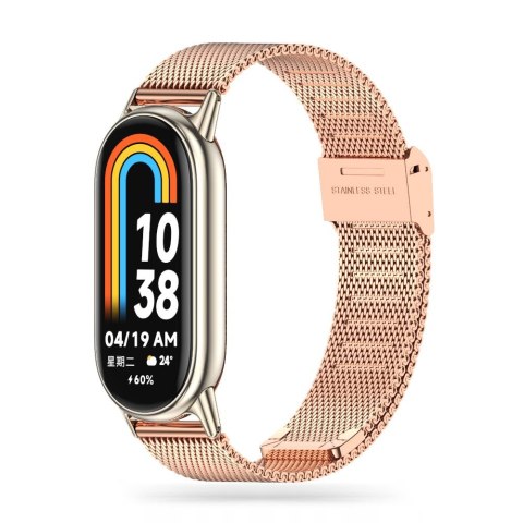 TECH-PROTECT MILANESEBAND XIAOMI SMART BAND 8 / 9 / 10 / NFC ROSE GOLD