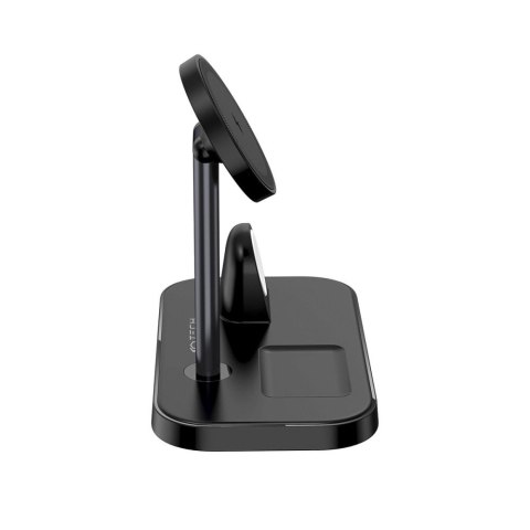 TECH-PROTECT QI15W-A22 3IN1 MAGNETIC MAGSAFE WIRELESS CHARGER BLACK
