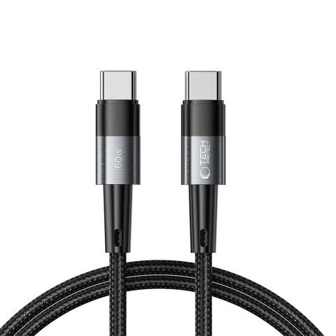 TECH-PROTECT ULTRABOOST TYPE-C CABLE PD 60W / 3A 100CM GREY