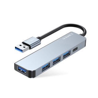 TECH-PROTECT V0-HUB ADAPTER 5IN1 GREY