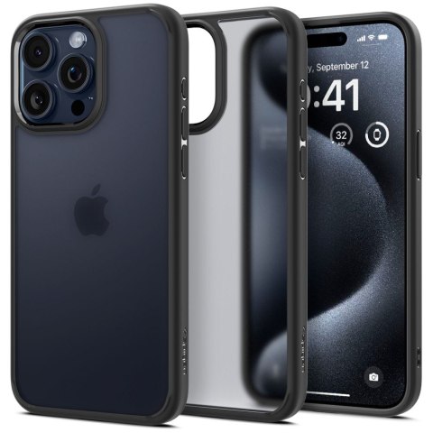 SPIGEN ULTRA HYBRID IPHONE 15 PRO FROST BLACK
