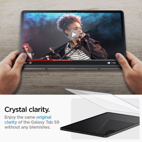 SZKŁO HARTOWANE SPIGEN GLAS.TR "EZ FIT" GALAXY TAB S9 11.0 / S9 FE / S10 FE / S10 LITE 10.9 X710 / X716B / X510 / X516B / X520 /