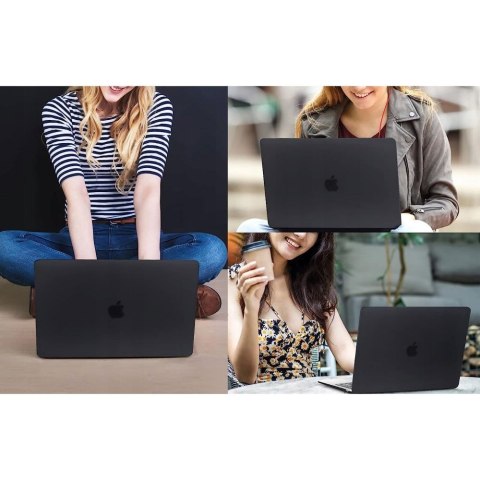 TECH-PROTECT SMARTSHELL MACBOOK AIR 15 M2 / M3 / M4 / 2023-2025 MATTE BLACK