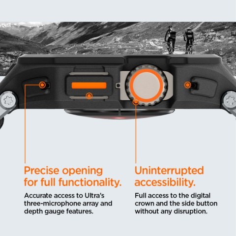 SPIGEN LITE FIT "PRO" APPLE WATCH ULTRA 1 / 2 / 3 (49 MM) MATTE BLACK