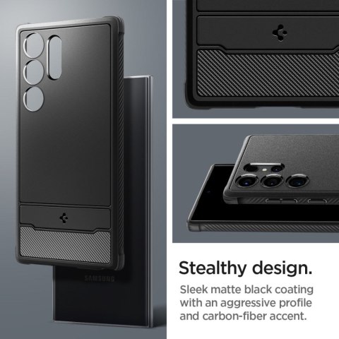 SPIGEN RUGGED ARMOR GALAXY S24 ULTRA MATTE BLACK