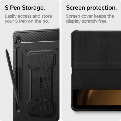 SPIGEN RUGGED ARMOR "PRO" GALAXY TAB S10 LITE / S9 FE 10.9 X400 / X406B / X510 / X516B BLACK