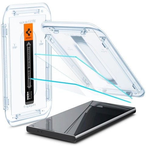 SZKŁO HARTOWANE SPIGEN GLAS.TR "EZ FIT" 2-PACK GALAXY S24 ULTRA CLEAR