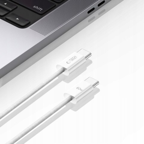 TECH-PROTECT ULTRABOOST CLASSIC TYPE-C CABLE PD 60W / 3A 100CM WHITE