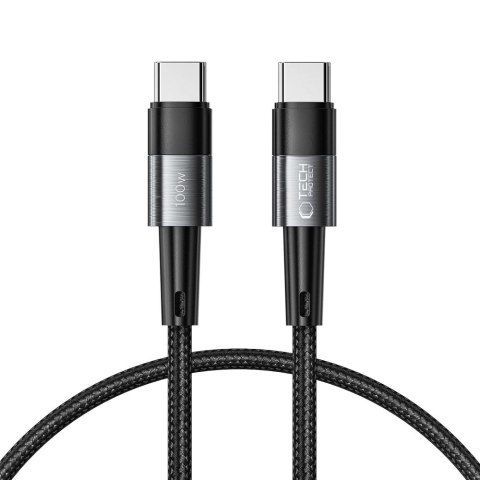 TECH-PROTECT ULTRABOOST TYPE-C CABLE PD 100W / 5A 25CM GREY