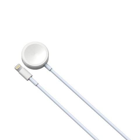 Devia kabel 2w1 Smart EA199 USB - Lightning biały z ładowarką indukcyjną magnetyczną do Apple Watch Devia kabel 2w1 Smart EA199 USB - Lightning biały z ładowarką indukcyjną magnetyczną do Apple Watch