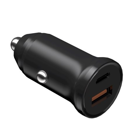 Devia ładowarka samochodowa Smart Mini PD QC 3.0 30W 1x USB-C 1x USB czarna Devia ładowarka samochodowa Smart Mini PD QC 3.0 30W 1x USB-C 1x USB czarna