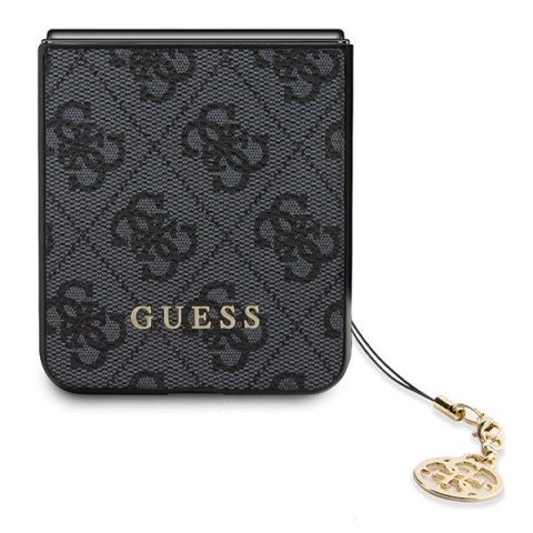 Guess nakładka do Samsung Galaxy Z Flip 5 GUHCZF5GF4GGR szara HC PU 4G Charm Guess nakładka do Samsung Galaxy Z Flip 5 GUHCZF5GF4GGR szara HC PU 4G Charm