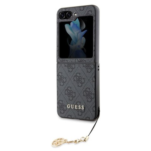 Guess nakładka do Samsung Galaxy Z Flip 5 GUHCZF5GF4GGR szara HC PU 4G Charm Guess nakładka do Samsung Galaxy Z Flip 5 GUHCZF5GF4GGR szara HC PU 4G Charm