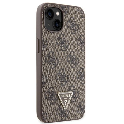 Guess nakładka do iPhone 13 6,1" GUHCP13MP4TDSCPW brązowa HC PU Leather Metal Logo Strass Crossbody Guess nakładka do iPhone 13 6,1" GUHCP13MP4TDSCPW brązowa HC PU Leather Metal Logo Strass Crossbody