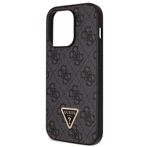 Guess nakładka do iPhone 14 Pro Max 6,7" GUHCP14XP4TDSCPK czarna HC PU Leather Metal Logo Strass Crossbody Guess nakładka do iPhone 14 Pro Max 6,7" GUHCP14XP4TDSCPK czarna HC PU Leather Metal Logo Strass Crossbody