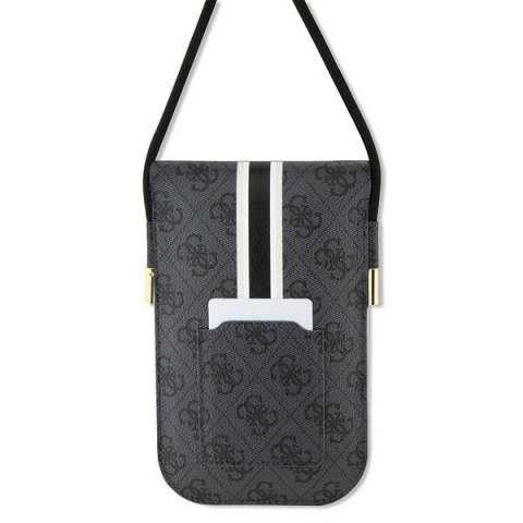 Guess torebka na telefon GUOWBP4RPSK czarna Wallet 4G Stripes Guess torebka na telefon GUOWBP4RPSK czarna Wallet 4G Stripes