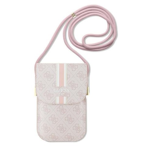 Guess torebka na telefon GUOWBP4RPSP różowa Wallet 4G Stripes Guess torebka na telefon GUOWBP4RPSP różowa Wallet 4G Stripes