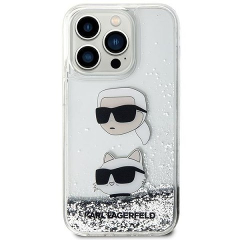 Karl Lagerfeld nakładka do iPhone 11 KLHCN61LDHKCNS biała HC Liquid Glitter KC Karl Lagerfeld nakładka do iPhone 11 KLHCN61LDHKCNS biała HC Liquid Glitter KC