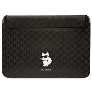 Karl Lagerfeld wsuwka KLCS16SAKHPCK 16" czarna Sleeve Mono Saffiano Choupette