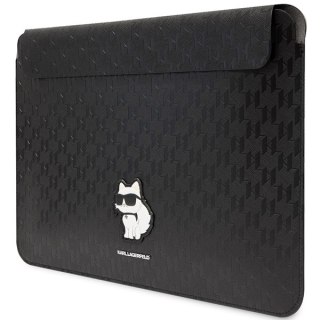 Karl Lagerfeld wsuwka KLCS16SAKHPCK 16" czarna Sleeve Mono Saffiano Choupette