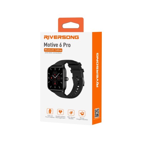Riversong smartwatch Motive 6 Pro szary SW62 Riversong smartwatch Motive 6 Pro szary SW62