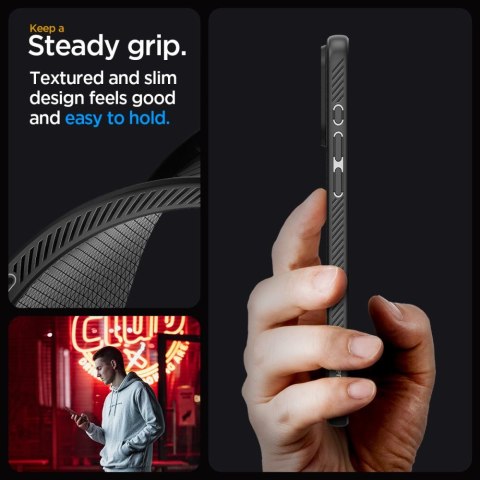Spigen nakładka Liquid Air do iPhone 15 Pro Max 6,7" matowa czarna