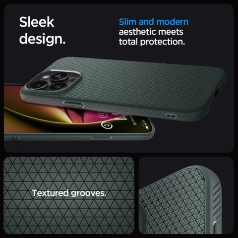 Spigen nakładka Liquid Air do iPhone 15 Pro Max 6,7" zielona Spigen nakładka Liquid Air do iPhone 15 Pro Max 6,7" zielona