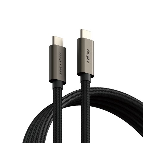RINGKE USB 3.2 GEN 2X2 TYPE-C CABLE PD 240W 200CM BLACK