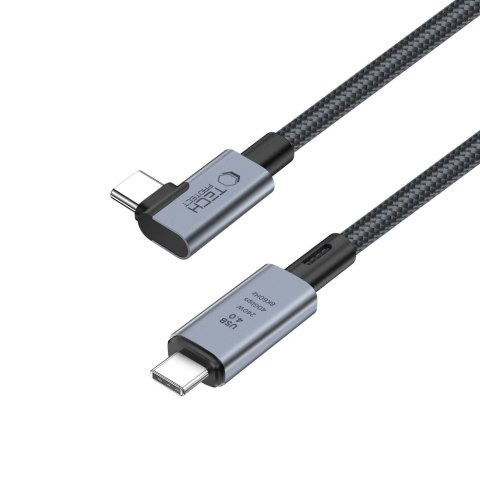 TECH-PROTECT ULTRABOOST MAX "L" USB 4.0 8K 40GBPS TYPE-C CABLE PD 240W 150CM GREY