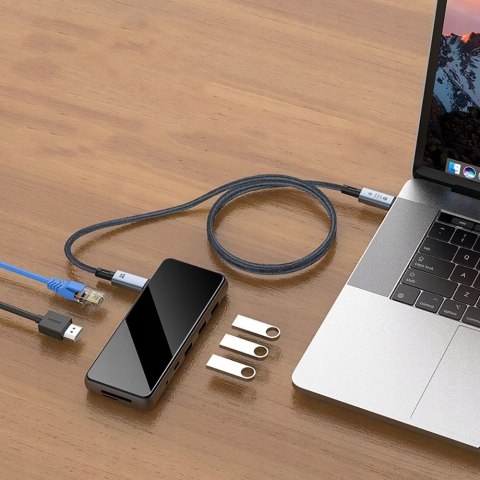 TECH-PROTECT ULTRABOOST MAX USB 4.0 8K 40GBPS TYPE-C CABLE PD 240W 100CM GREY