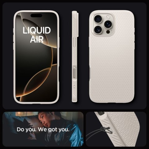 SPIGEN LIQUID AIR IPHONE 16 PRO MAX NATURAL TITANIUM