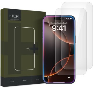SZKŁO HARTOWANE HOFI GLASS PRO+ 2-PACK IPHONE 16 PRO MAX / 17 PRO MAX CLEAR