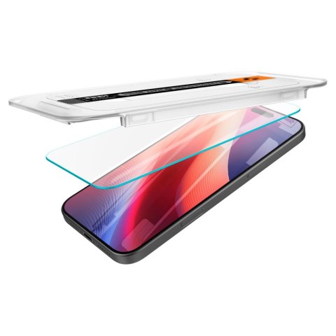 SZKŁO HARTOWANE SPIGEN GLAS.TR "EZ FIT" 2-PACK IPHONE 16 PRO MAX / 17 PRO MAX CLEAR