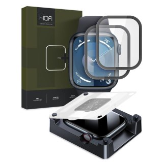SZKŁO HYBRYDOWE HOFI HYBRID PRO+ 2-PACK APPLE WATCH 7 / 8 / 9 (45 MM) BLACK