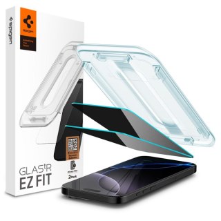 SZKŁO PRYWATYZUJĄCE SPIGEN GLAS.TR "EZ FIT" 2-PACK IPHONE 16 PRO MAX / 17 PRO MAX PRIVACY