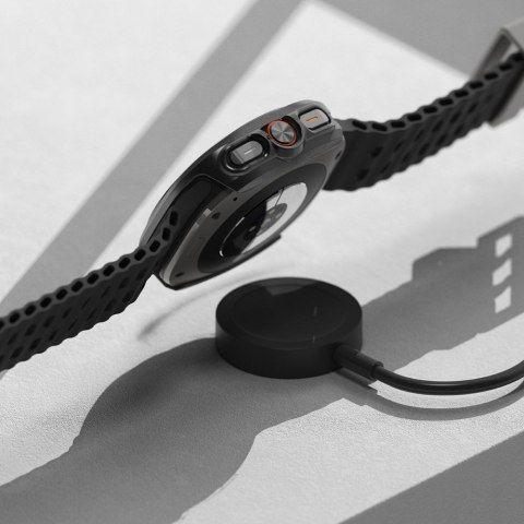 RINGKE SLIM & TEMPERED GLASS SAMSUNG GALAXY WATCH ULTRA 2024 / 2025 (47 MM) TITANIUM BLACK