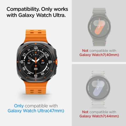 SZKŁO HARTOWANE SPIGEN GLAS.TR "EZ-FIT" 2-PACK SAMSUNG GALAXY WATCH ULTRA 2024 / 2025 (47 MM) CLEAR
