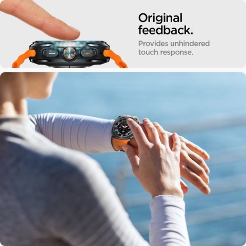 SZKŁO HARTOWANE SPIGEN GLAS.TR "EZ-FIT" 2-PACK SAMSUNG GALAXY WATCH ULTRA 2024 / 2025 (47 MM) CLEAR